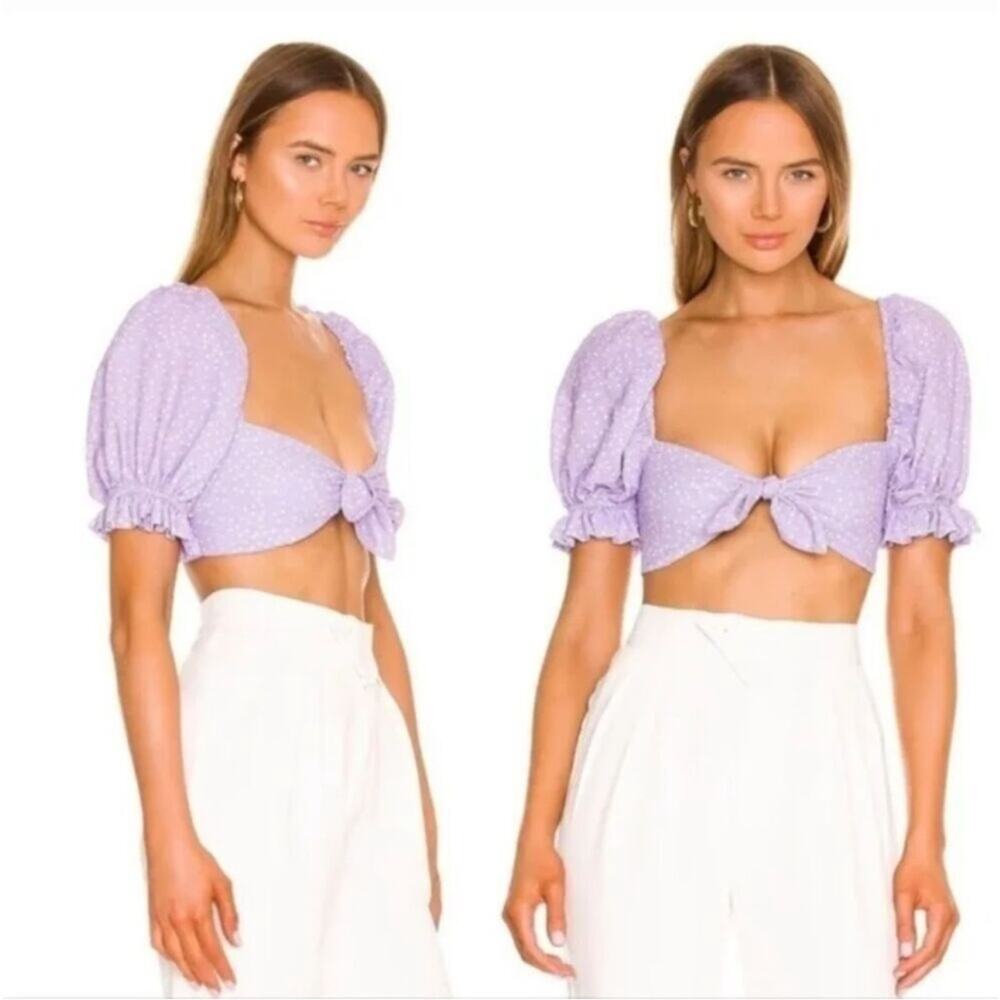NWT For Love and Lemons Chelsea Crop Top Size Small
